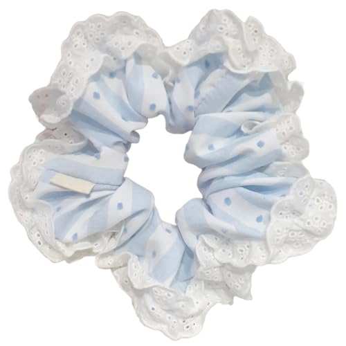 Gestreiftes Muster Haarekritzeln Mit Spitzenverkleidung Abziehbilder Elastisches Haar von Ldabrye