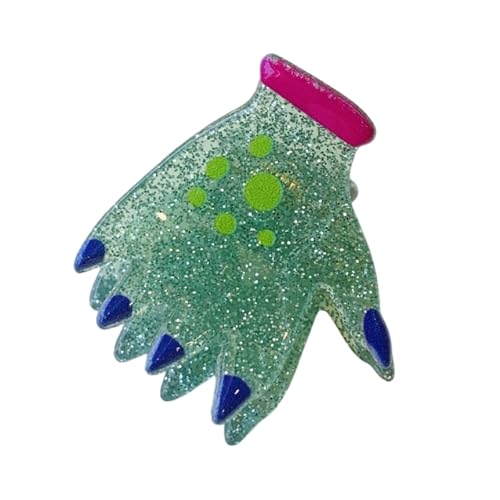 Haarklammer mit Halloween-Thema für Damen, Pferdeschwanz-Halter, Kiefer-Clip, Punk-Haarklammer, Urlaub, Festival, Requisiten, Haarspangen von Ldabrye