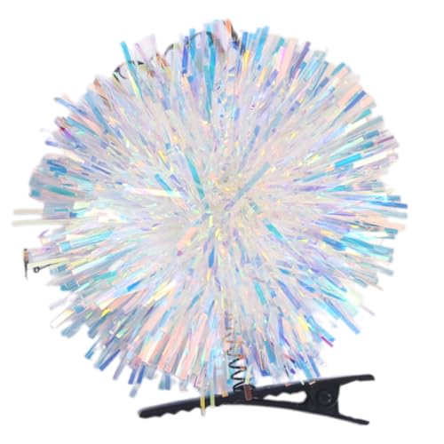 Haarspange im 2000er-Jahre-Stil, Lametta-Clip, Kopfschmuck, festlich, handgefertigt, Haarschmuck, Haarstyling-Haarnadel von Ldabrye