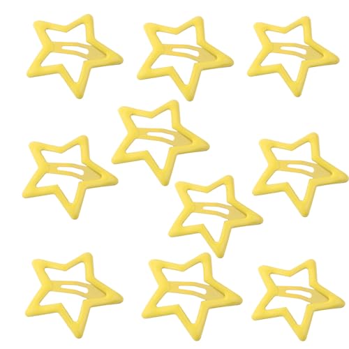 Haarspangen aus Legierung, Sternform, Haarspangen für Pferdeschwanz, Pony, Haarnadeln für Jugendliche und Kinder, Weihnachtsgeschenke, 10 Stück Haarspangen aus Legierung, Sternform, Haarspangen für Pferdeschwanz, Pony, Haarnadeln für Jugendliche und Kinder, Weihnachtsgeschenke, 10 Stück von Ldabrye
