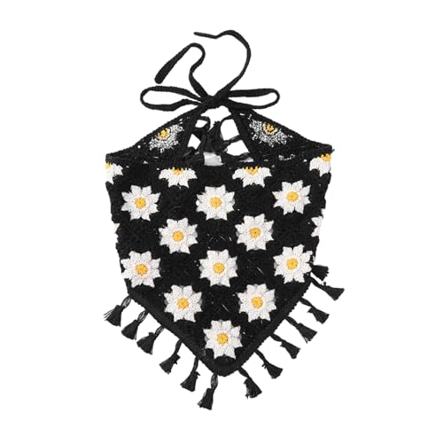 Häkelblumen Turban Kopftuch Für Weibliche Ausgehöhlte Kopfstück von Ldabrye