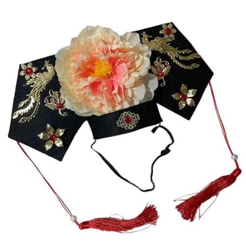 Handgefertigte Vintage-Kopfbedeckung, exquisites Retro-Kopfschmuck, stilvolles antikes Haarteil für Vintage-Mode-Enthusiasten von Ldabrye