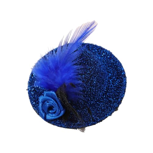 Kleiner Fascinator Hut Haarspange Mädchen viktorianische Motto-Party Kostüm Haarnadel Haarschmuck Modische Haarteile von Ldabrye