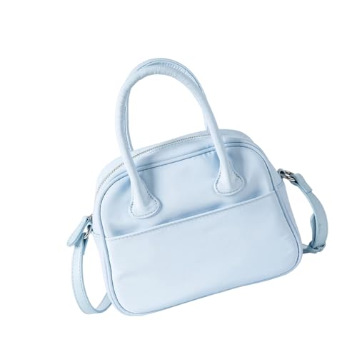 Kompakte Frauen Cross Body Umhängetasche Verstellbares Abnehmbares Riemen Leichtes Reisen Essentielle Geldbörse PU Leder Handtasche Mode Bowlingtasche Für Trendige Frauen von Ldabrye