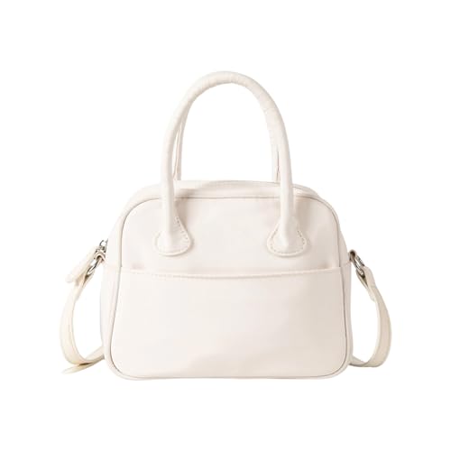 Kompakte Frauen Cross Body Umhängetasche Verstellbares Abnehmbares Riemen Leichtes Reisen Essentielle Geldbörse PU Leder Handtasche Mode Bowlingtasche Für Trendige Frauen von Ldabrye