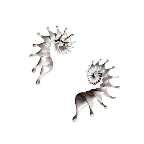 Künstlerische Matte Finish Conch Muschelschstene Ohrringe Premium Legierungsbau Elegantes Alltagsschmuck Perfekt Für Geschenk Und Vielseitige Modeohrringe Verleihen von Ldabrye