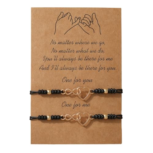 Ldabrye 1 Paar handgefertigte Freundschaftsarmbänder Seil Armbänder Set verstellbare Baumwolle Fußkettchen Unisex für jeden Anlass von Ldabrye
