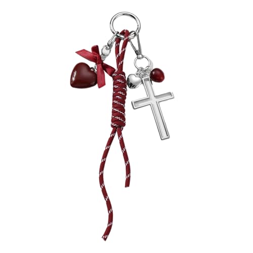 Ldabrye Acryl Bowknot Heart Crucifix Schlüsselbund Mode Geflochten Ldabrye Acryl Bowknot Heart Crucifix Schlüsselbund Mode Geflochten von Ldabrye