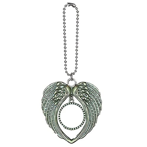 Ldabrye Angel Wing Heart Chain Halskette Geschenk Für Freunde Klassenkameraden Teenager Für Halloween Valentinstag Charming Retro Metal Anhänger Schmuck Schmuck von Ldabrye