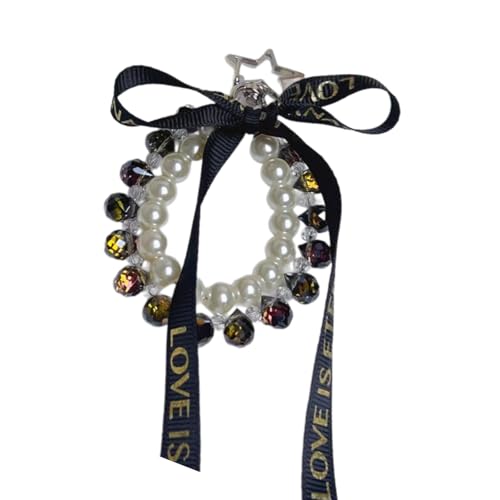 Ldabrye Bowknot Bag Accessoire Perlen Decors Fashion Schmücken Perlen Bowknot Anhänger Für Und Wichtiger Modezubehör Charme von Ldabrye