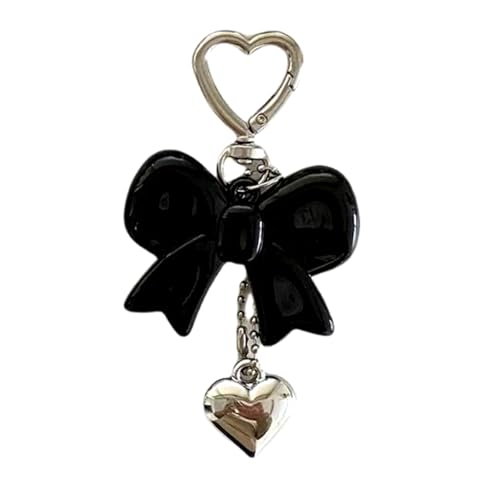 Ldabrye Bowknot Herz Schmücken Für Keyring Und Telefon Modische Schmetterlingsknotenschlüsselkette Acryl Bowtie Schlüsselring Orament von Ldabrye