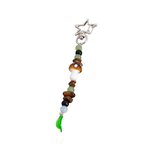 Ldabrye Bowknot Herzhängeverzierung Buntes Bowtie Schlüsselring Perlen Schmetterling Knotenschlüsselkäse Orament Für Trendige Frauen Mädchen von Ldabrye