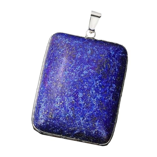 Ldabrye Bunte Lapislazuli-Edelsteine, Tropfen-Halskettenanhänger, leichte Ohrringe, Zubehör für empfindliche Haut, leichte Halskette, Schmuck für Damen, Einheitsgröße, Wie beschrieben, Wie beschrieben von Ldabrye