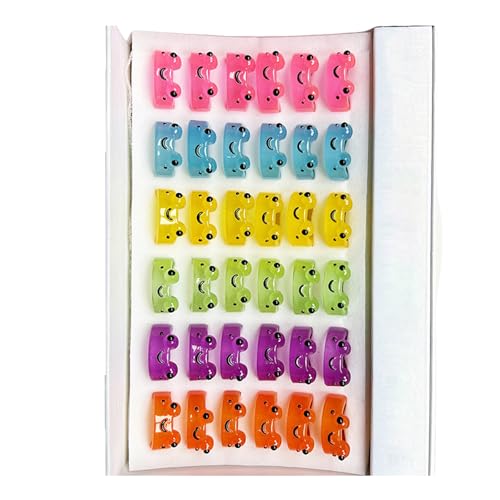 Ldabrye Bunte Ringe in Fröschform, stilvoller Schmuck für Damen und Herren, verstellbare Größe, elegantes Accessoire für Partys, Frösche von Ldabrye