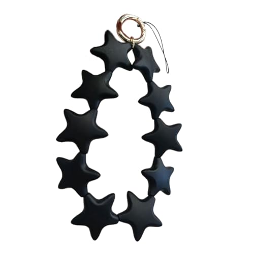 Ldabrye Bunte Silikonstar Charme Verspielter Silikonstar Schlüsselkettenbehänge Für Kinderzimmer Und Studienbereiche Wohnzimmer von Ldabrye