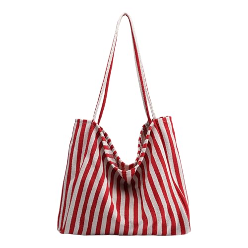 Ldabrye Damen Canvas Umhängetasche Geräumige und stilvolle Unterarmtaschen Casual Handtasche für den täglichen Gebrauch und verschiedene Anlässe Canvas Messenger Bag von Ldabrye