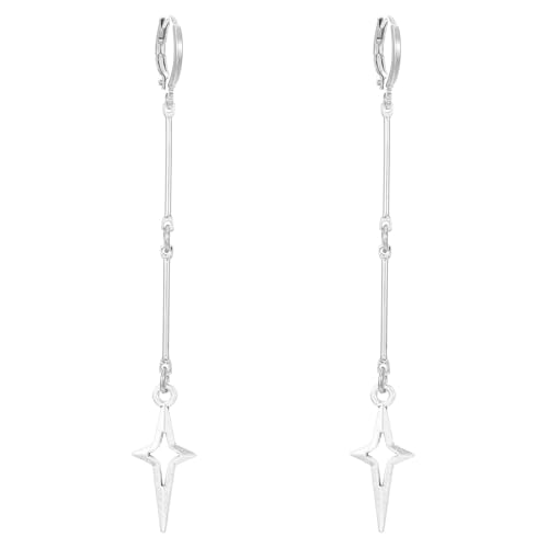 Ldabrye Dark Punk Inspirierte Vier Speichere Sternohrringe Komplizierte Gotische Nieten Reifen Ohrschnallen Accessoires Für Frauen Mädchen von Ldabrye