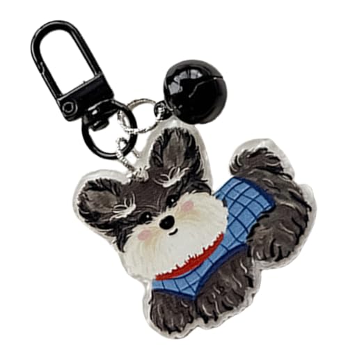 Ldabrye Dekoratives Hund Anhänger Acrylschlüsselketten Cartoon Tierschlüsselungsbeutel Für Haustierliebhaber Tragbare Schlüsseldekoration von Ldabrye