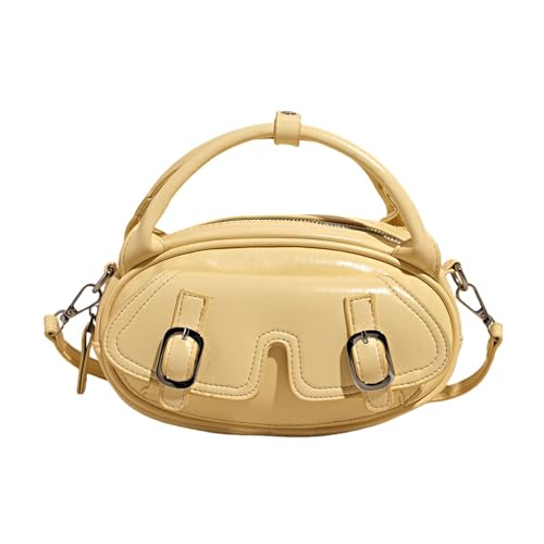 Ldabrye Frauen Bag Pu Leder Schulter Einfache Handtasche Feste Farbe Crossbody Dating Trendy Messenger Für Tägliche Frauen Feste Farbe Schulter Crossbody PU Leder Messenger von Ldabrye