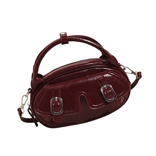 Ldabrye Frauen Bag Pu Leder Schulter Einfache Handtasche Feste Farbe Crossbody Dating Trendy Messenger Für Tägliche Frauen Feste Farbe Schulter Crossbody PU Leder Messenger von Ldabrye