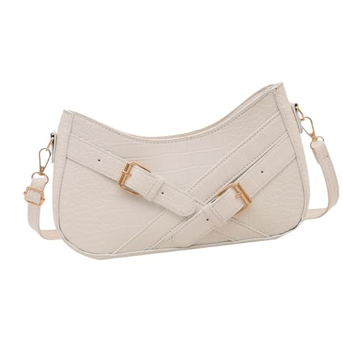 Ldabrye Frauen Umhängetasche PU Leder Achselhöhle Koreanische Stile Unterarm Messenger Trendy Crossbody Für Alltägliche PU Leder Kreuzkörper Für Frauen Schulter Koreanische Stile Unterarm von Ldabrye