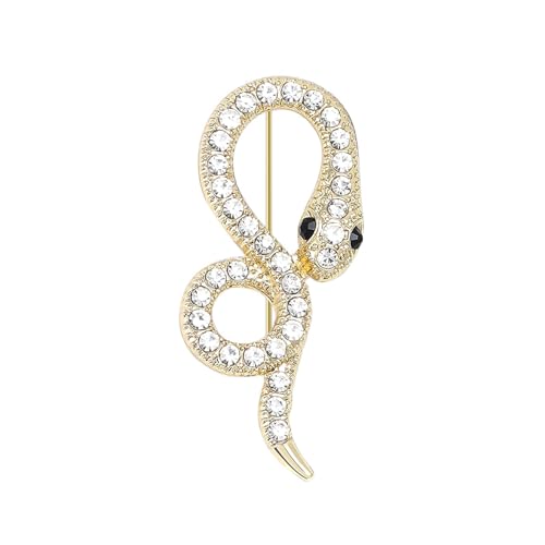 Ldabrye Frauen Vintage Mode Brosche Pin Mit Strasssteinen Funkelnde Frauen Kleidung Schmuck Für Partykleid Und Anzug Accessoire von Ldabrye