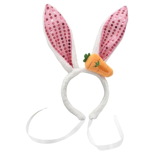 Ldabrye Haarband mit Hasenohren, Osterparty, Rollenspiel, Zubehör, Haarreif, Kindertagsgeschenk, Haarschmuck für Frauen und Mädchen Ldabrye Haarband mit Hasenohren, Osterparty, Rollenspiel, Zubehör, Haarreif, Kindertagsgeschenk, Haarschmuck für Frauen und Mädchen von Ldabrye