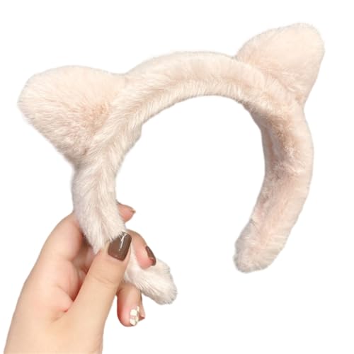 Ldabrye Haarband mit breiter Krempe, Katzenohren, für Damen, lässig, Hautpflege, Make-up, Stirnband für Zuhause, Reisen, Karneval, Cosplay, Haarschmuck, Haarband, Haarschmuck für Frauen und Mädchen Ldabrye Haarband mit breiter Krempe, Katzenohren, für Damen, lässig, Hautpflege, Make-up, Stirnband für Zuhause, Reisen, Karneval, Cosplay, Haarschmuck, Haarband, Haarschmuck für Frauen und Mädchen von Ldabrye