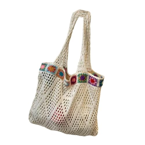 Ldabrye Häkeln Strickumhängetasche Große Strandtaschen Urlaub Handtasche Für Frauen Die Einzigartige Stile Und Praktische Modische Reisetaschen Suchen von Ldabrye