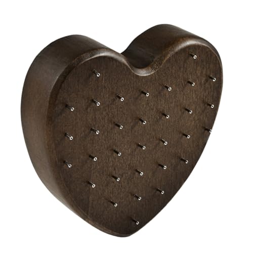 Ldabrye Holzausstellungsscheibe Für Ohrstollen Stilvolle Lippenringe Body Piercing Accessoires Showcase Rack Für Frauen Mädchen Schmuck Display Ständer von Ldabrye