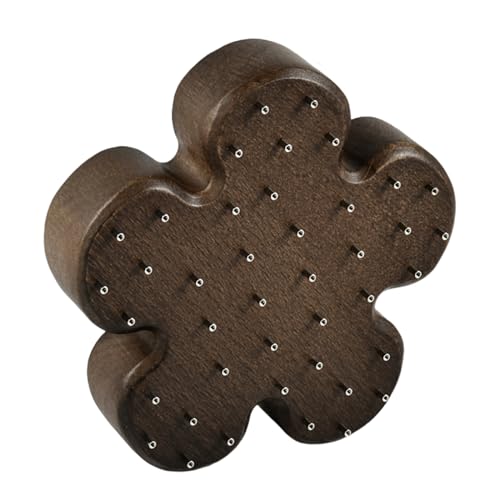 Ldabrye Holzausstellungsscheibe Für Ohrstollen Stilvolle Lippenringe Body Piercing Accessoires Showcase Rack Für Frauen Mädchen Schmuck Display Ständer von Ldabrye