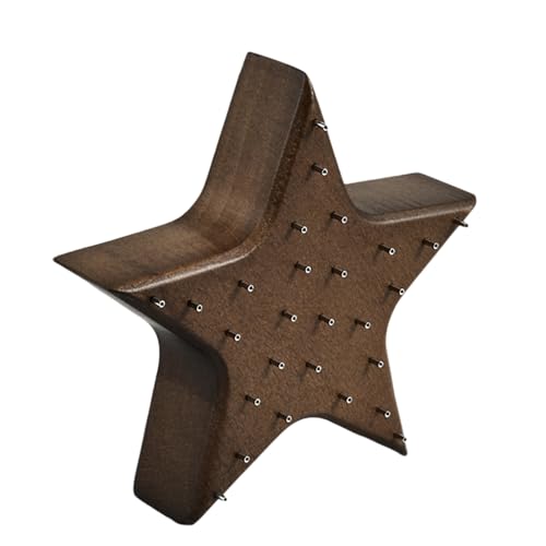 Ldabrye Holzausstellungsscheibe Für Ohrstollen Stilvolle Lippenringe Body Piercing Accessoires Showcase Rack Für Frauen Mädchen Schmuck Display Ständer von Ldabrye