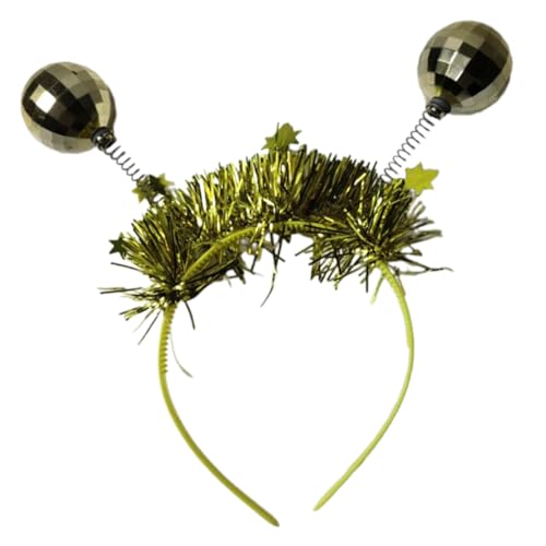 Ldabrye Lametta Blingbling Stirnband Tanz Kopfbedeckung Weihnachten Party Foto Requisiten Weihnachten Party Kopfbedeckung Cosplay Zubehör von Ldabrye