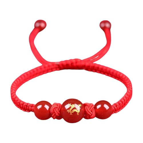 Ldabrye Luck Red String Armbänder Chinesisches Neujahrsarmband Charme Charme Einstellbarer Schnüre Schmuckseil Armband Für Party Täglich von Ldabrye