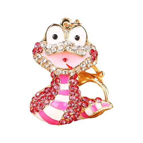 Ldabrye Mehrzweck-Schlüsselanhänger aus robuster Legierung mit detaillierter Handwerkskunst, passendes Zubehör für Sternzeichen, Schlangenliebhaber von Ldabrye