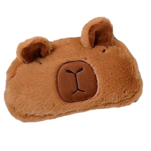 Ldabrye Mehrzweckstiftkoffer Großer Kapazität Cartoon Plüsch Bleistiftkoffer Reißverschlussbeutel Make Up Tasche Für Mädchen Frauen von Ldabrye