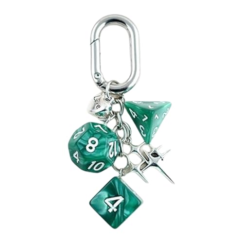 Ldabrye Miniatur Kleine Dices Stylische Keyrings Rostel Pendnat Portable Geschenke Accessoire Für Sportliebhaber Täglich von Ldabrye