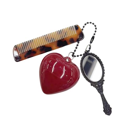 Ldabrye Modischer Schlüsselanhänger, multifunktionaler Kamm-Herz-Anhänger, Schlüsselanhänger für stilvolle Haarpflege, kreative Schlüsselringe, Taschenanhänger Ldabrye Modischer Schlüsselanhänger, multifunktionaler Kamm-Herz-Anhänger, Schlüsselanhänger für stilvolle Haarpflege, kreative Schlüsselringe, Taschenanhänger von Ldabrye
