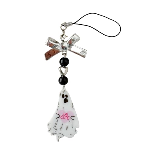 Ldabrye Multifirtional Specter Phone Chain Kreative Telefon Schmucktasche Hanging Ornament Zum Dekorieren Von Telefontaschen Und Schlüsselanhagen Alltags Modeaccessoire von Ldabrye