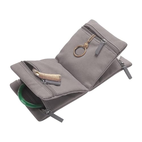 Ldabrye Multifunktionale Schmuckveranstalter Rollen Für Frauen Mit Robustem Wasserdichtem Stoff Für Die Aufbewahrung Von Halsketten Und Ohrringen Ldabrye Multifunktionale Schmuckveranstalter Rollen Für Frauen Mit Robustem Wasserdichtem Stoff Für Die Aufbewahrung Von Halsketten Und Ohrringen von Ldabrye