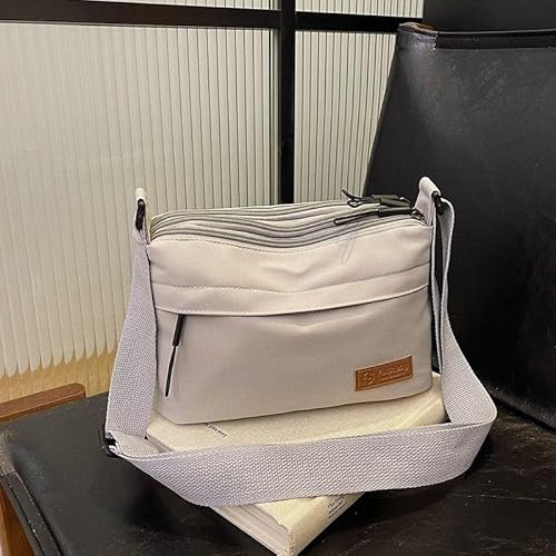 Ldabrye Nylon Crossbody Bag Große Kapazität Multi Taschen Design Messengery Umhängetaschen Satchel Für Tägliche Pendel Und Reiseklärte Für Täglich von Ldabrye