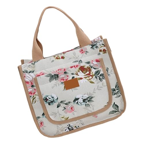 Ldabrye Organisierte Stoff Arbeit Mit Geräumiger Innenausstattung Wiederverwendbarer Einkaufstaschen Handtasche Für Bodensbedingte Große Kapazitätsbeutel von Ldabrye