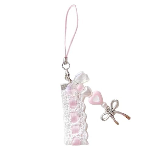 Ldabrye Prinzessin Dream Perlen Handgefertigte Telefonkette Mode Schlüsselbund Charme Hänge Dekoration Trendy Telefonkette Accessoire Prinzessin Dream Girl Herzstil von Ldabrye