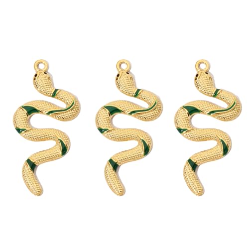 Ldabrye Set mit 3 Tier-Anhängern, Halskettenanhänger, Bastelzubehör, Schmuckanhänger, ideal für einzigartige Schmuck- und Bastelprojekte von Ldabrye