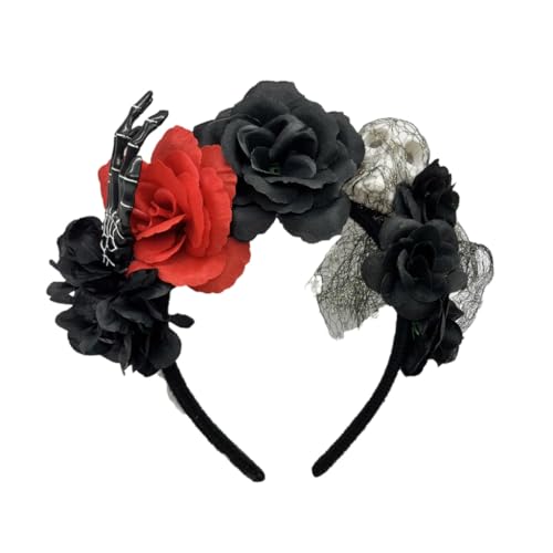 Ldabrye Stirnbänder Einzigartige Halloween Kopfbedeckung Handgemachtes Haarband Trendsetzende Anpassung Kopfschmuck Halloween Haarband Party Stirnbänder Festliche Dekoration Kopfschmuck Kostüm Dress von Ldabrye