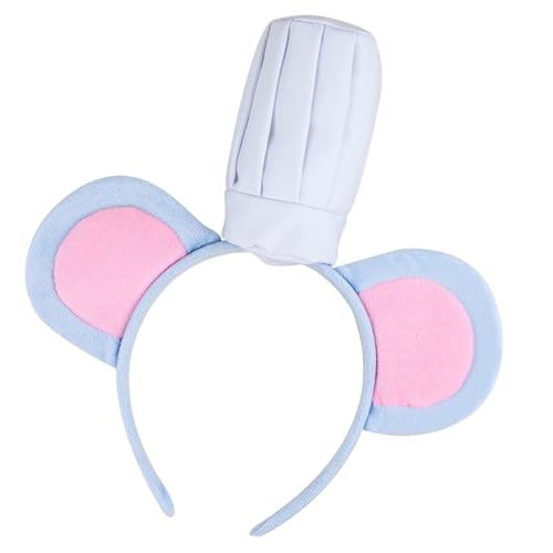 Ldabrye Stirnband, Kochmütze, Haarreifen, Maus-Muster, Ohren, Stirnbänder, schönes Cosplay-Kopfstück für Kochbegeisterte, Haarschmuck für Damen und Mädchen Ldabrye Stirnband, Kochmütze, Haarreifen, Maus-Muster, Ohren, Stirnbänder, schönes Cosplay-Kopfstück für Kochbegeisterte, Haarschmuck für Damen und Mädchen von Ldabrye