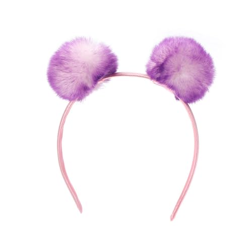 Ldabrye Stirnband, Make-up, Haarreifen für Damen, Party-Requisiten, Kopfschmuck, pelziger Kopfschmuck, Damen-Zubehör, Haarband, Haarschmuck für Frauen und Mädchen von Ldabrye