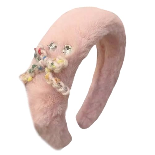 Ldabrye Stirnband, auffälliges Schleifen-Haarband, Plüsch-Kopfschmuck, weich, bequem, Hariband, Cosplay, Party, Kopfbedeckung für Damen und Mädchen, Haarschmuck für Frauen und Mädchen Ldabrye Stirnband, auffälliges Schleifen-Haarband, Plüsch-Kopfschmuck, weich, bequem, Hariband, Cosplay, Party, Kopfbedeckung für Damen und Mädchen, Haarschmuck für Frauen und Mädchen von Ldabrye