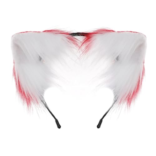 Ldabrye Stirnband Cosplay Füchse Ohr Stirnband Frau Studenten Karneval Anime Charakter Haarband Katzenohren Stirnbänder Plüsch Weihnachten Haarreifen Haarband Haarschmuck für Frauen Mädchen von Ldabrye