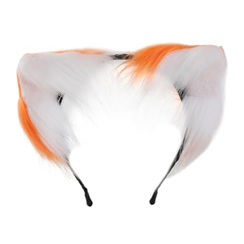 Ldabrye Stirnband Cosplay Füchse Ohr Stirnband Frau Studenten Karneval Anime Charakter Haarband Katzenohren Stirnbänder Plüsch Weihnachten Haarreifen Haarband Haarschmuck für Frauen Mädchen von Ldabrye